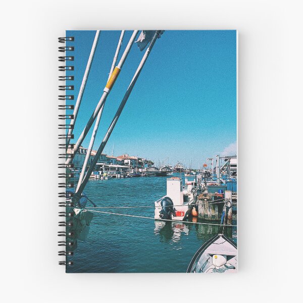 Item preview, fisherman boat blue sky designed and sold by HipButik.