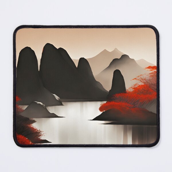 Item preview, Fantastic and Colorful Mountain Forest Park - Chinese Painting designed and sold by joejiing.