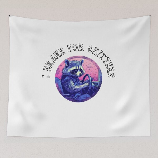 Item preview, I BRAKE FOR CRITTERS designed and sold by Tee Studio.