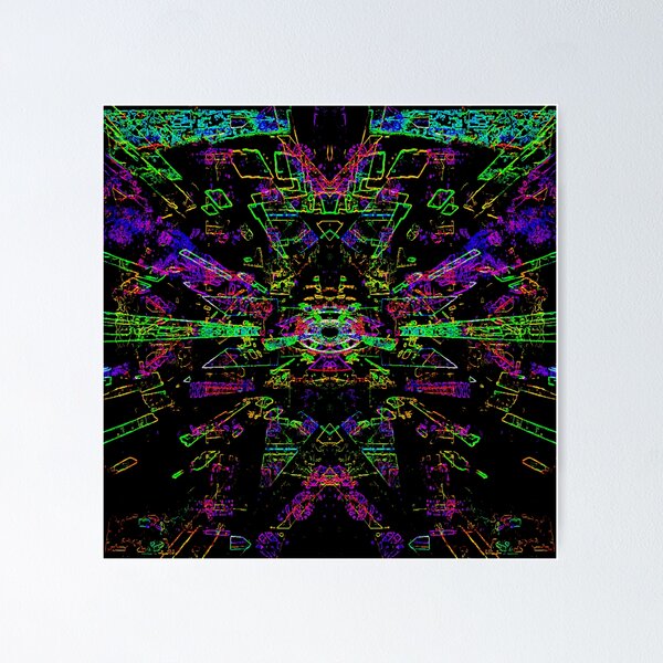 Item preview, Type 17 - Psychedelic Laser World designed and sold by Glitchshaman.
