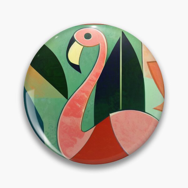 Item preview, Abstract Flamingo, a Cubist Tropical Fantasy designed and sold by Liscar95.