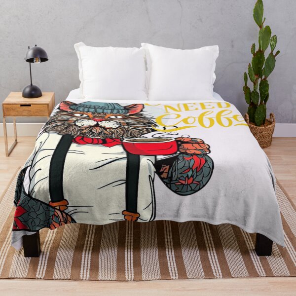 Item preview, All you need is coffee says the forest cat designed and sold by gringourmand.