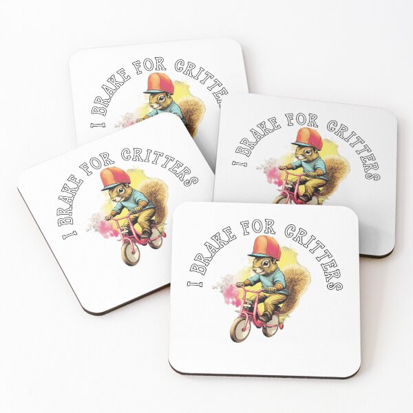 Item preview, I BRAKE FOR CRITTERS designed and sold by Tee Studio.