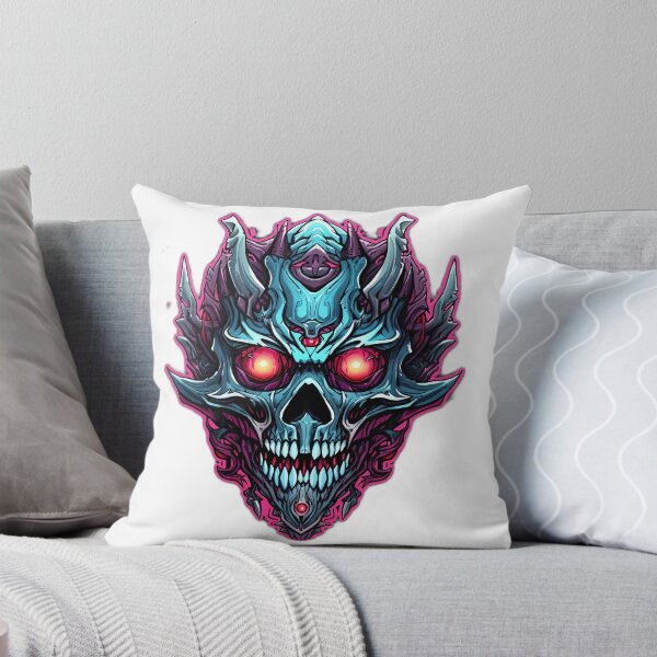 Item preview, Demonic Skull - Luminous Trashcore designed and sold by Woodsit.