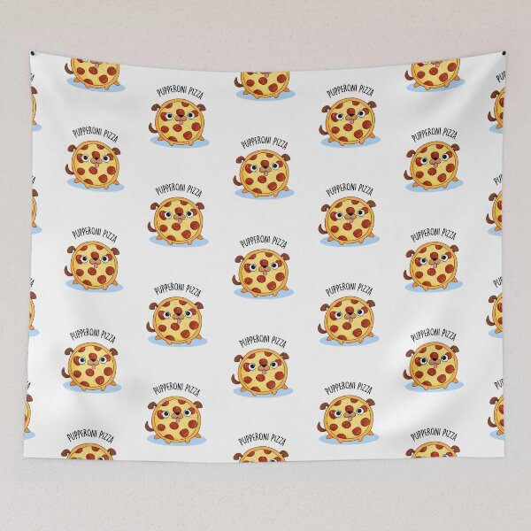 Item preview, Pupperoni Pizza Funny Puppy Pizza Puns  designed and sold by punnybone.