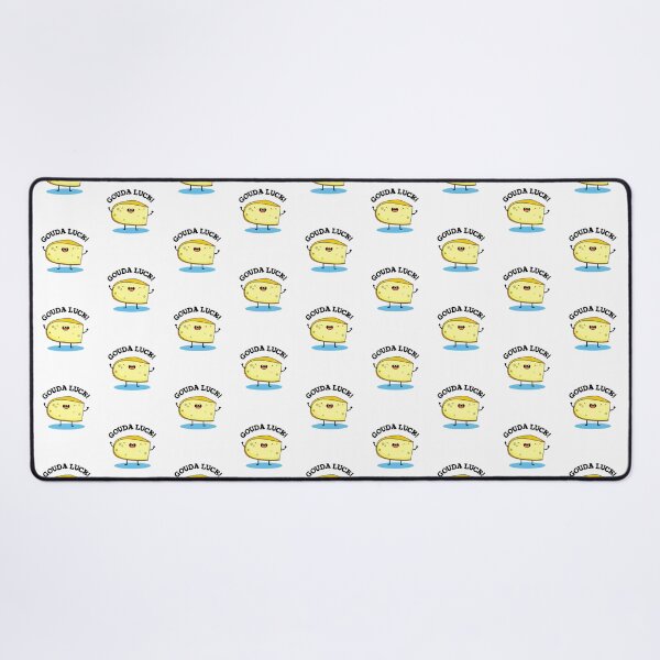 Item preview, Gouda Luck Funny Cheese Puns  designed and sold by punnybone.