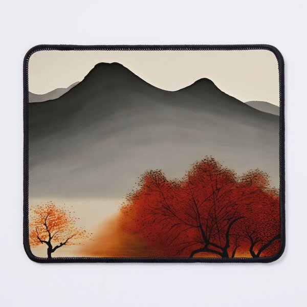 Item preview, Autumn Mountain Forest Park - Chinese Painting designed and sold by joejiing.