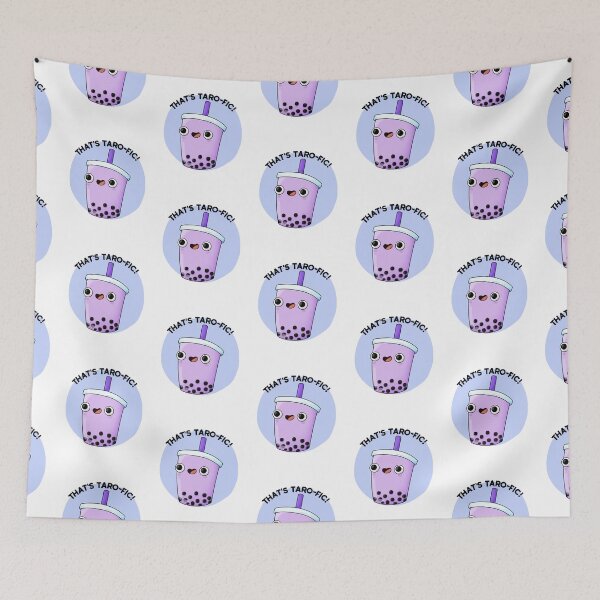 Item preview, That's Taro-fic Funny Boba Tea Puns  designed and sold by punnybone.