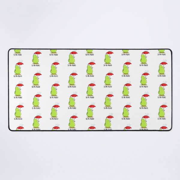 Item preview, Be Pre-Pear-ed In Rain Funny Pear Puns designed and sold by punnybone.
