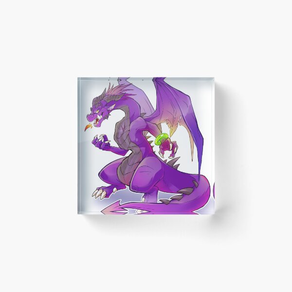 Artikelvorschau, Draco der lila Drache entworfen und verkauft von Spyx.