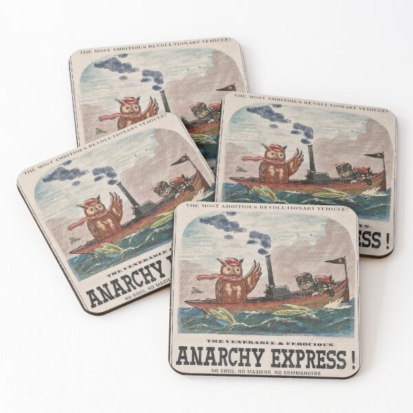 Item preview, Owl abord the Anarchy Express designed and sold by Loki Propagandart.