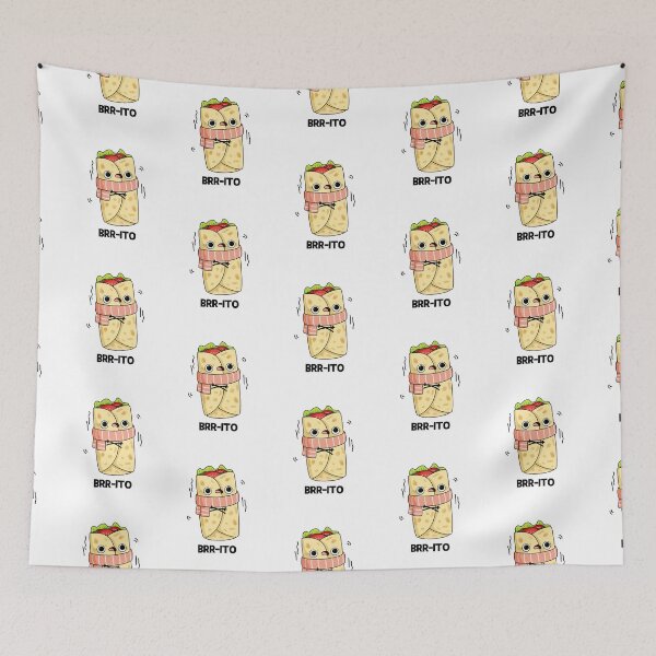 Item preview, Brrrto Funny Freezing Cold Burrito Puns  designed and sold by punnybone.