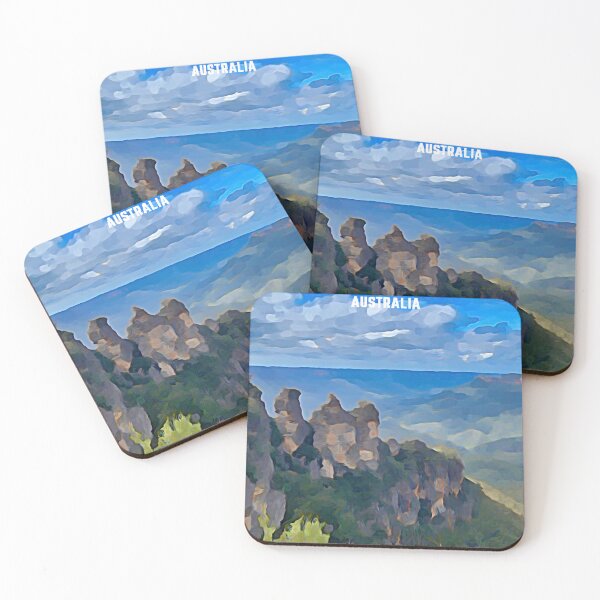 Item preview, The Three Sisters - Australia Poster designed and sold by ryanstravels.