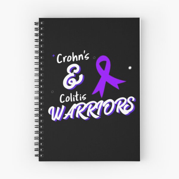 Item preview, Crohns and Colitis warriors purple ribbon - Support Crohns and colitis inflammatory bowel disease designed and sold by Rodayna Elnaggar.