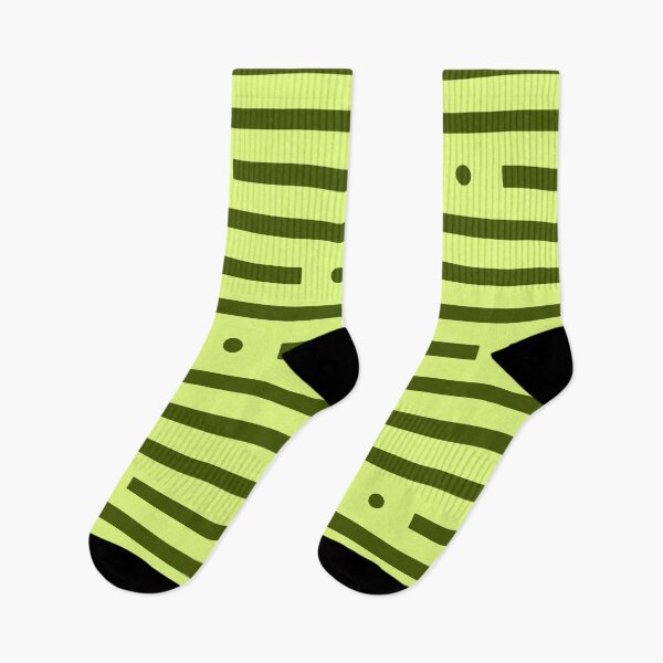 Item preview, Abstract: Dots and dashes: Dark Green On Light Green designed and sold by TheScraggyBeard.