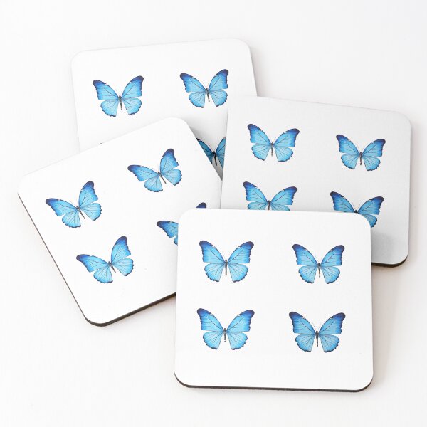 Item preview, African Blue Pansy Butterflies Junonia Orithya Collection Small designed and sold by PlanetArchive.