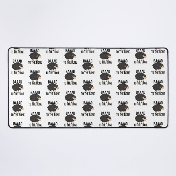 Item preview, Baaaad To The Bone Funny Black Sheep Puns  designed and sold by punnybone.