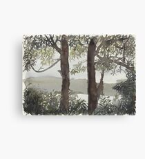 Smith's Lake Trees Canvas Print