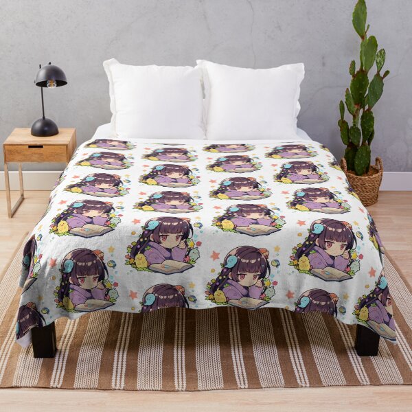Item preview, Cute Kawaii Girl Reading a Book designed and sold by CozyKawaiiArt.