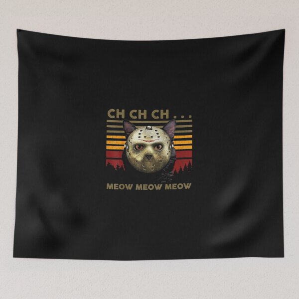 Item preview, Ch Ch Ch Meow Meow Scary Cat Friday Costume Halloween Cat designed and sold by ConroyReinhold.