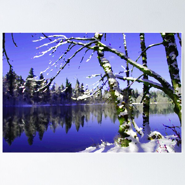 Artikelvorschau, Painted Winter Reflections entworfen und verkauft von Tori Snow.