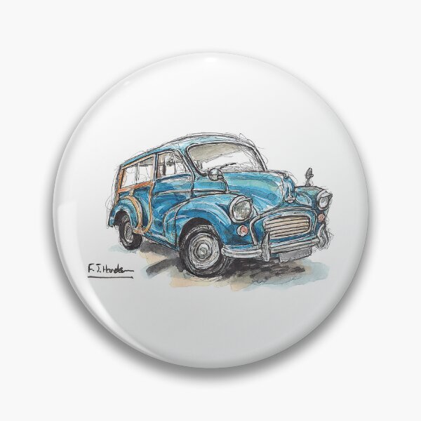 Item preview, Morris Minor Estate Woody in blue designed and sold by Francohanekom.