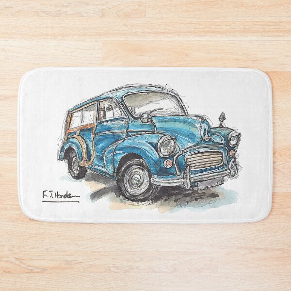 Item preview, Morris Minor Estate Woody in blue designed and sold by Francohanekom.