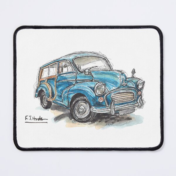 Item preview, Morris Minor Estate Woody in blue designed and sold by Francohanekom.