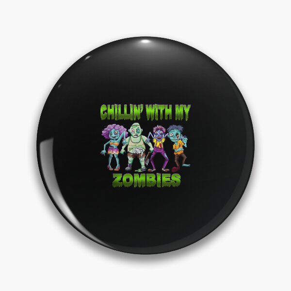 Item preview, Chillin With My Zombies Halloween Mens Boys Gift   designed and sold by ConroyReinhold.