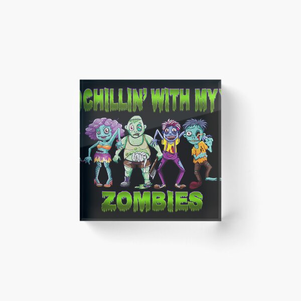 Item preview, Chillin With My Zombies Halloween Mens Boys Gift   designed and sold by ConroyReinhold.