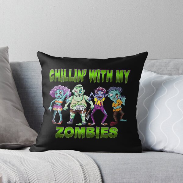 Item preview, Chillin With My Zombies Halloween Mens Boys Gift   designed and sold by ConroyReinhold.