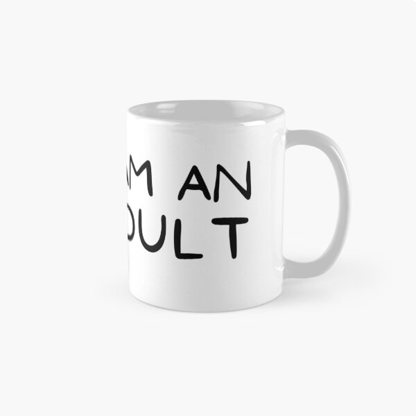 Item preview, I am an adult (black) designed and sold by FalconFeatherDn.