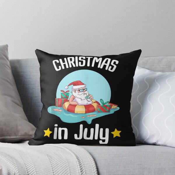 Item preview, Christmas Im July  Summer Santa Claus Beach Hawaii Surf   designed and sold by ConroyReinhold.