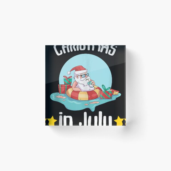 Item preview, Christmas Im July Summer Santa Claus Beach Hawaii Surf designed and sold by ConroyReinhold.