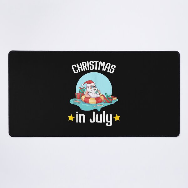 Item preview, Christmas Im July Summer Santa Claus Beach Hawaii Surf designed and sold by ConroyReinhold.