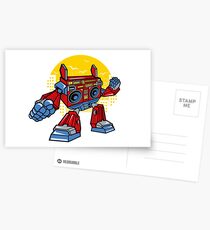 Boombox Robot Postcards