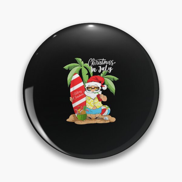 Item preview, Christmas In July Funny Santa Summer Watermelon Vacation  designed and sold by ConroyReinhold.