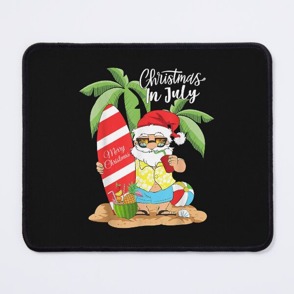 Item preview, Christmas In July Funny Santa Summer Watermelon Vacation designed and sold by ConroyReinhold.