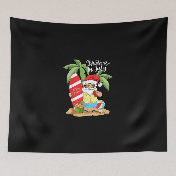 Item preview, Christmas In July Funny Santa Summer Watermelon Vacation  designed and sold by ConroyReinhold.