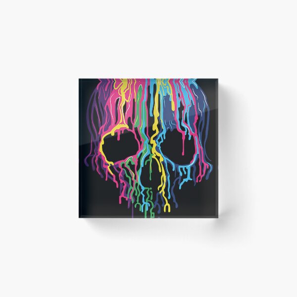 Item preview, Colorful Melting Rainbow Skull Art Graphic Halloween Gift designed and sold by ConroyReinhold.
