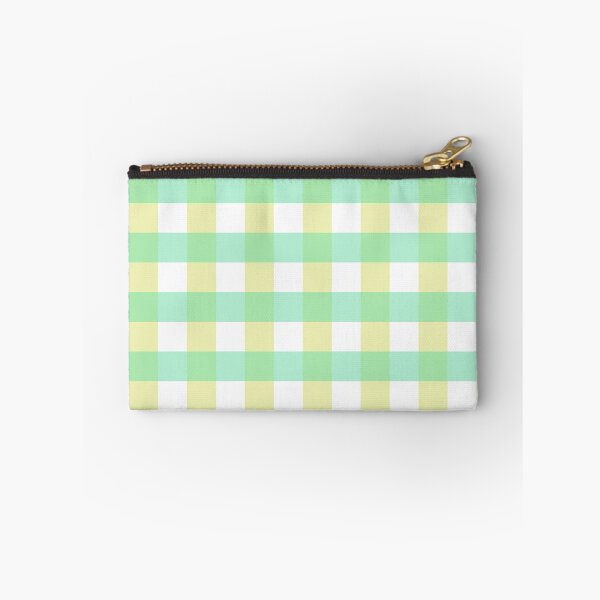 Item preview, Fresh Gingham delight - Pastel green and Yellow Plaid Pattern designed and sold by Lubellebubble20.
