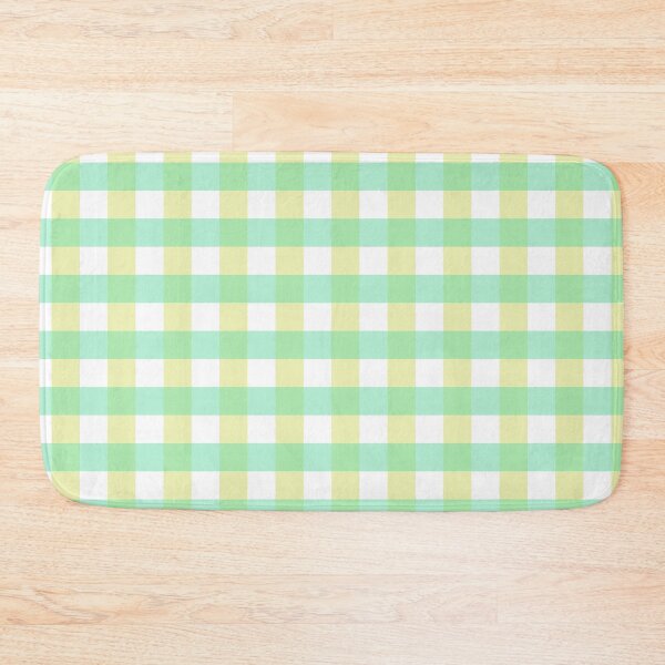 Item preview, Fresh Gingham delight - Pastel green and Yellow Plaid Pattern designed and sold by Lubellebubble20.