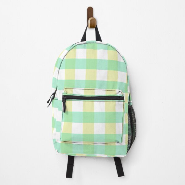 Item preview, Fresh Gingham delight - Pastel green and Yellow Plaid Pattern designed and sold by Lubellebubble20.