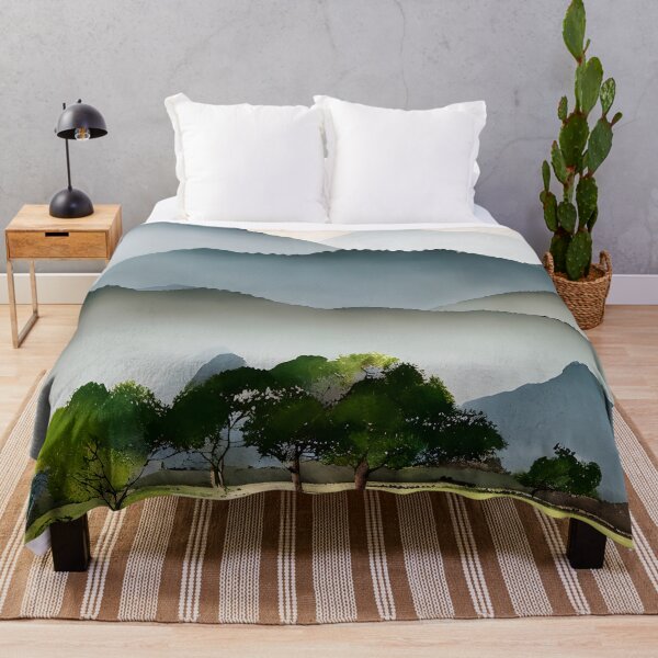 Item preview, Layered Mountain Forest Park  - Chinese Painting designed and sold by joejiing.