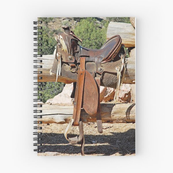 Item preview,   Saddle on Ranch Fence  designed and sold by Robert Meyers-Lussier.