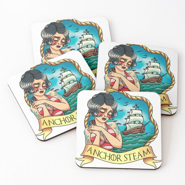 Item preview, Anchor Steam Girl Ship Beer designed and sold by maximinano100k.