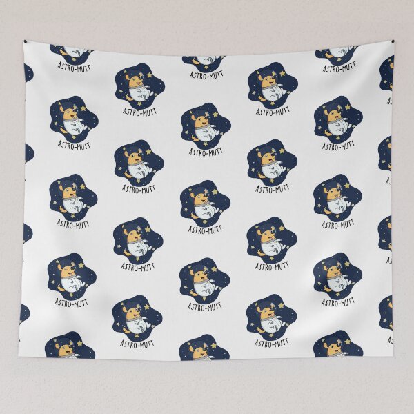 Item preview, Astromutt Astronaut Funny Dog Puns  designed and sold by punnybone.
