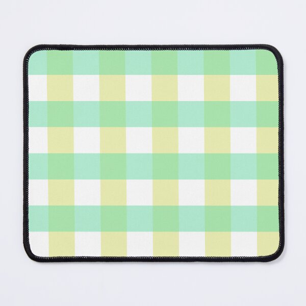 Item preview, Fresh Gingham delight - Pastel green and Yellow Plaid Pattern designed and sold by Lubellebubble20.