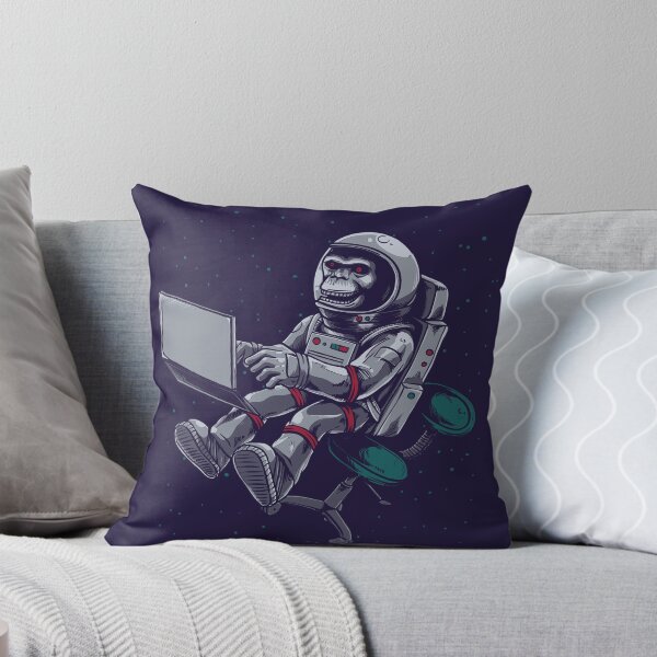 Item preview, "Cosmic Explorer: Navy Illustrated Monkey Astronaut" designed and sold by PRINT SCAPE.
