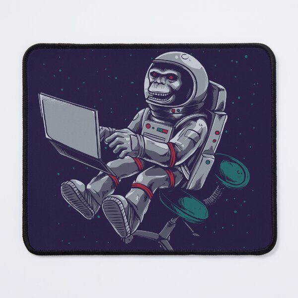 Item preview, "Cosmic Explorer: Navy Illustrated Monkey Astronaut" designed and sold by PRINT SCAPE.